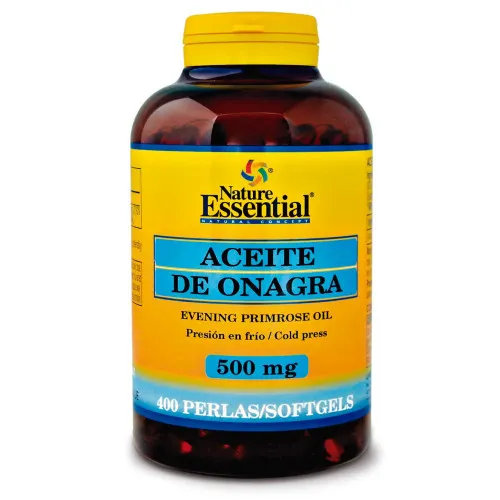 Aceite onagra 500mg 10% gla 400perlas nature essential
