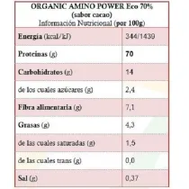 PROTEINA VEGANA 70% CACAO 1500GR ENERGY FEELINGS
